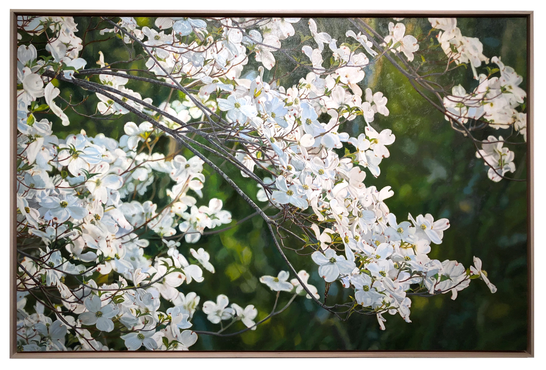 New Blossoms, 2018, oil and acrylic on canvas, 40"x60"